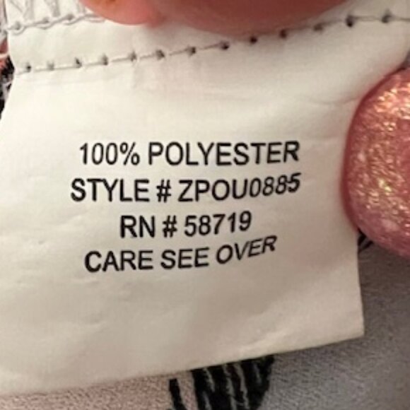 NY Collection Womens Sleeveless Layered Blouse Floral Print Size 1X - Picture 7 of 8